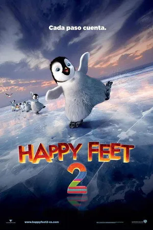 Póster oficial de la película Happy Feet: El Pingüino 2 estrenada en 2011