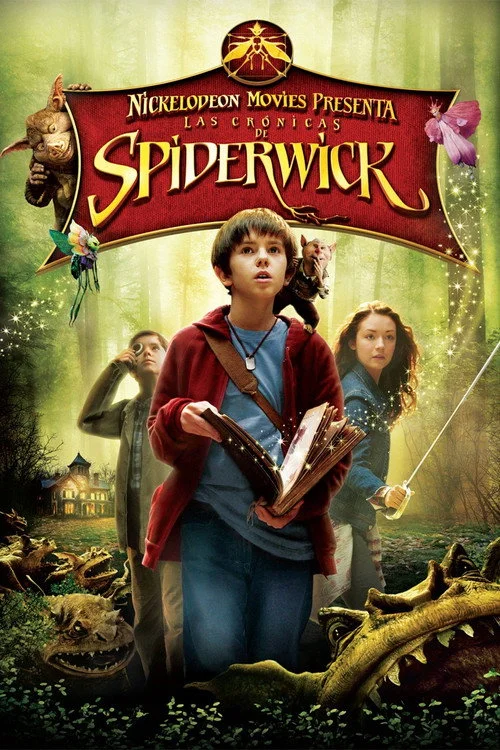 Póster oficial de la película Las crónicas de Spiderwick estrenada en 2008