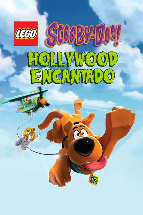 Póster oficial de la película Lego Scooby-Doo: Hollywood embrujado en alta calidad