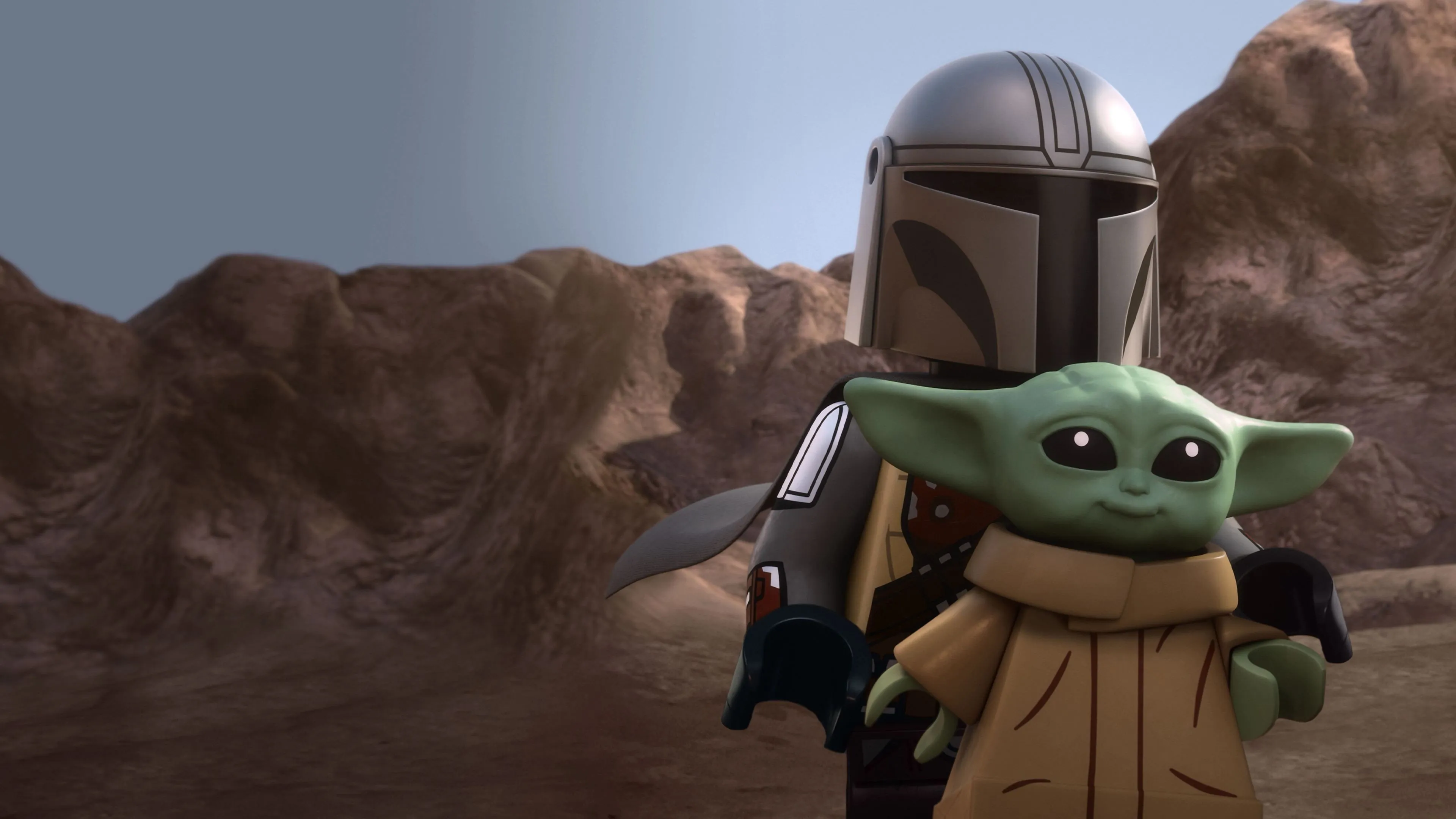 Póster oficial de la película LEGO Star Wars: The Mandalorian estrenada en 2026