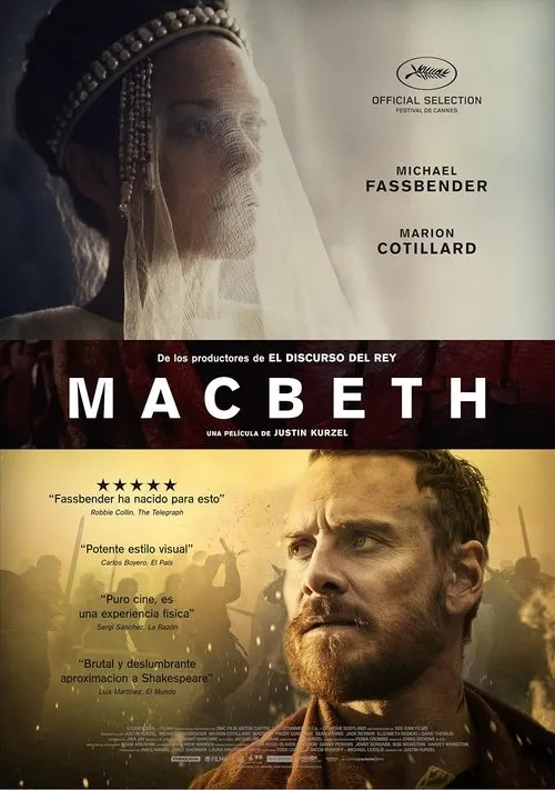 Póster oficial de la película Macbeth en alta calidad