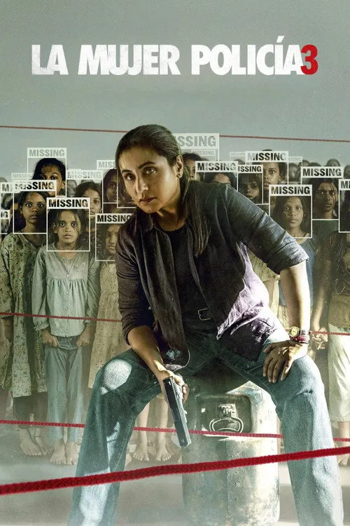 Póster oficial de la película Mardaani 3 estrenada en 2026