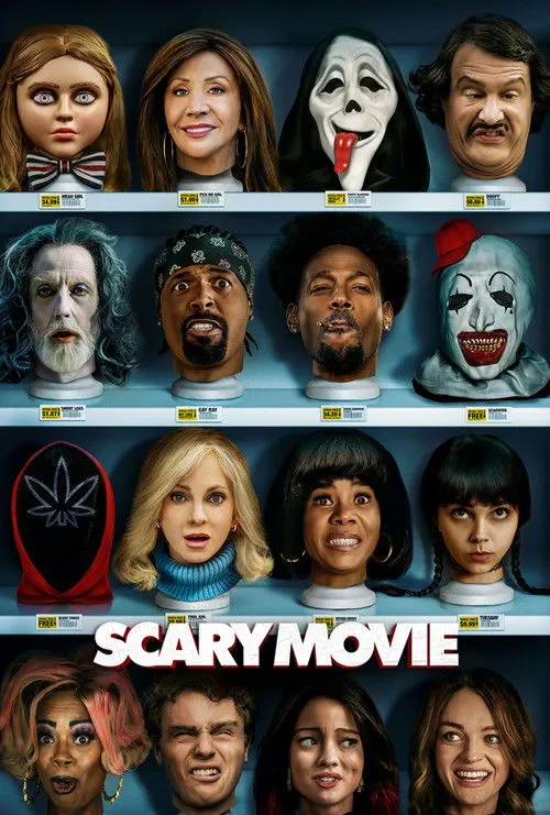 Póster oficial de la película Scary Movie: Terroríficamente incorrecta estrenada en 2026